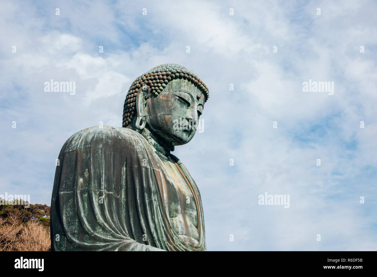 Der große Buddha Statue an Kotoku-in Tempel in Kamakura, Japan Stockfoto