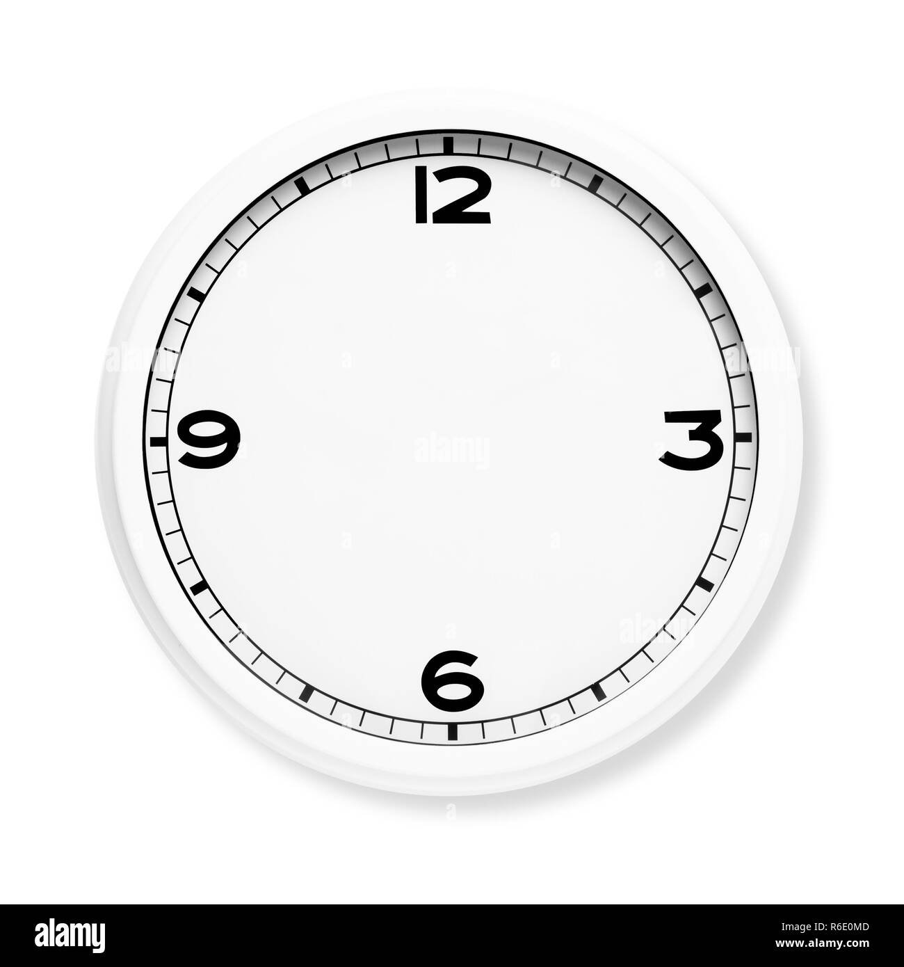 Zifferblatt ohne die Hände Stockfoto
