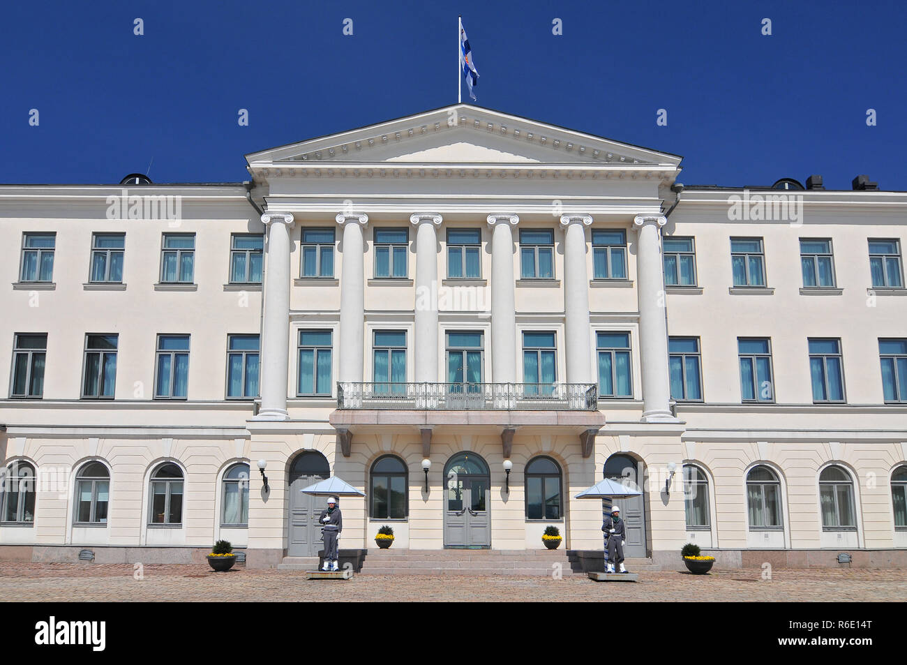 Präsidentenpalast von Finnland, Helsinki Stockfoto