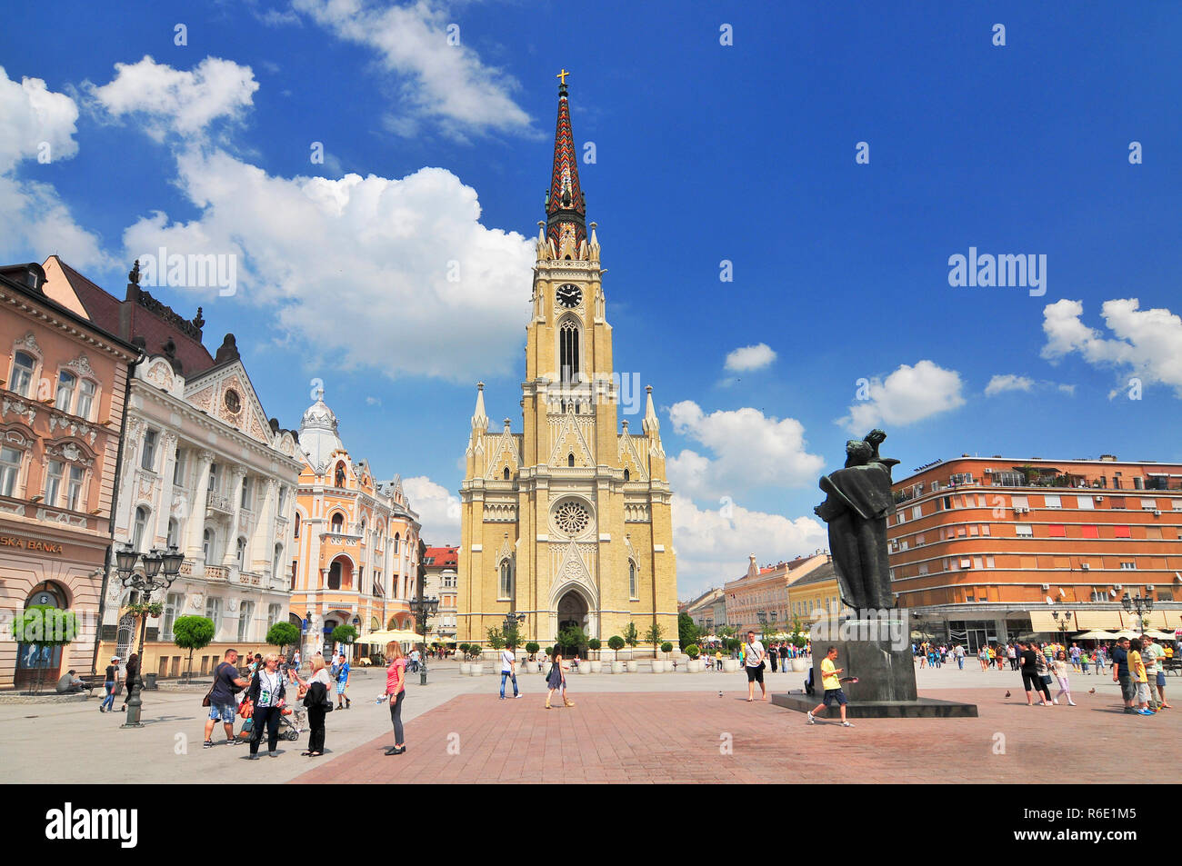 Der Name der Kirche eine Römisch-katholische Kirche das Fest der Mariä Namen Novi Sad Serbien Stockfoto