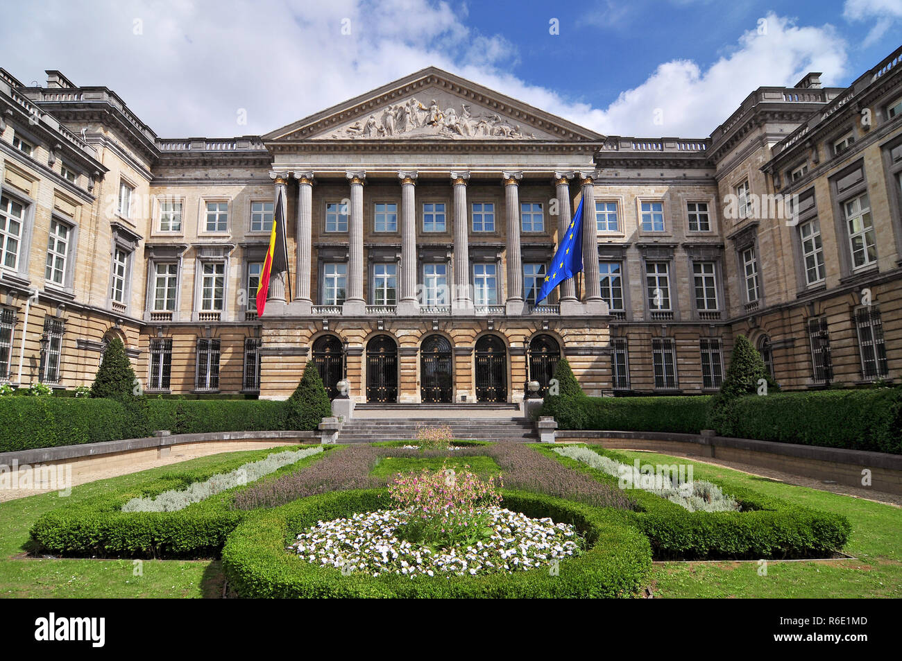 Die belgischen föderalen Parlaments sitzt In Der Palast der Nation in Brüssel Belgien Stockfoto