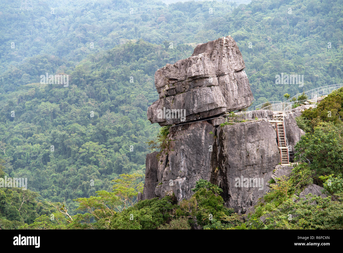 Wunderschöne Landschaft an Masungi Georeserve, Rizal, Philippinen Stockfoto