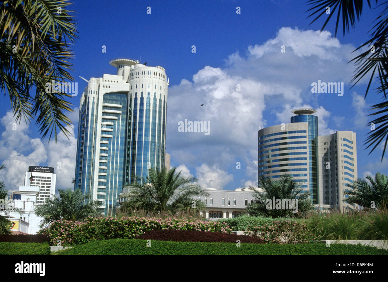 Wahrzeichen der Stadt Dubai, Vereinigte Arabische Emirate Stockfoto