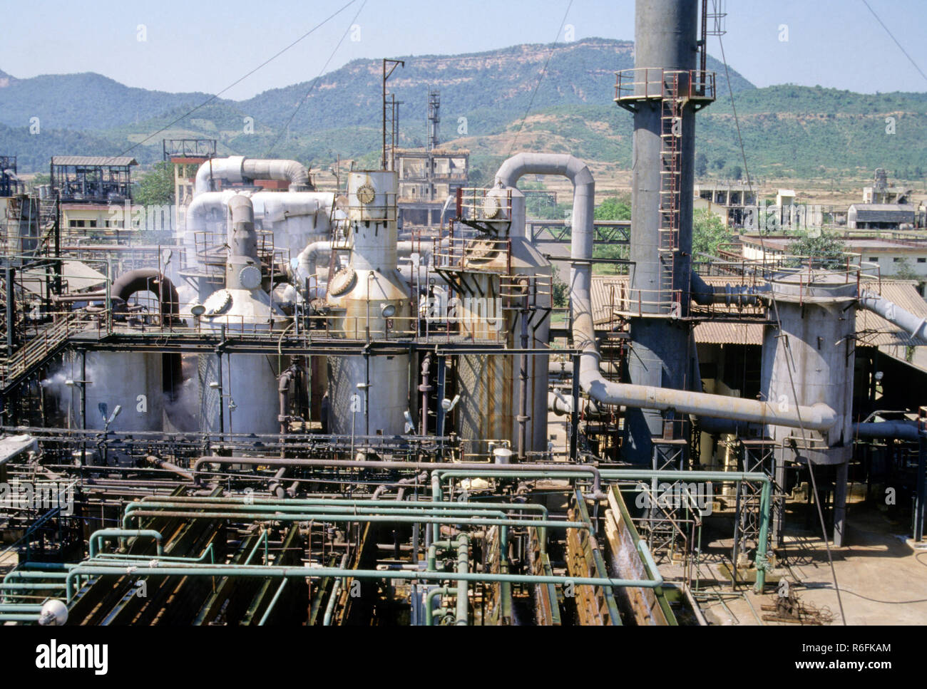 Hindustan Organische chemische Fabrik, Indien Stockfoto