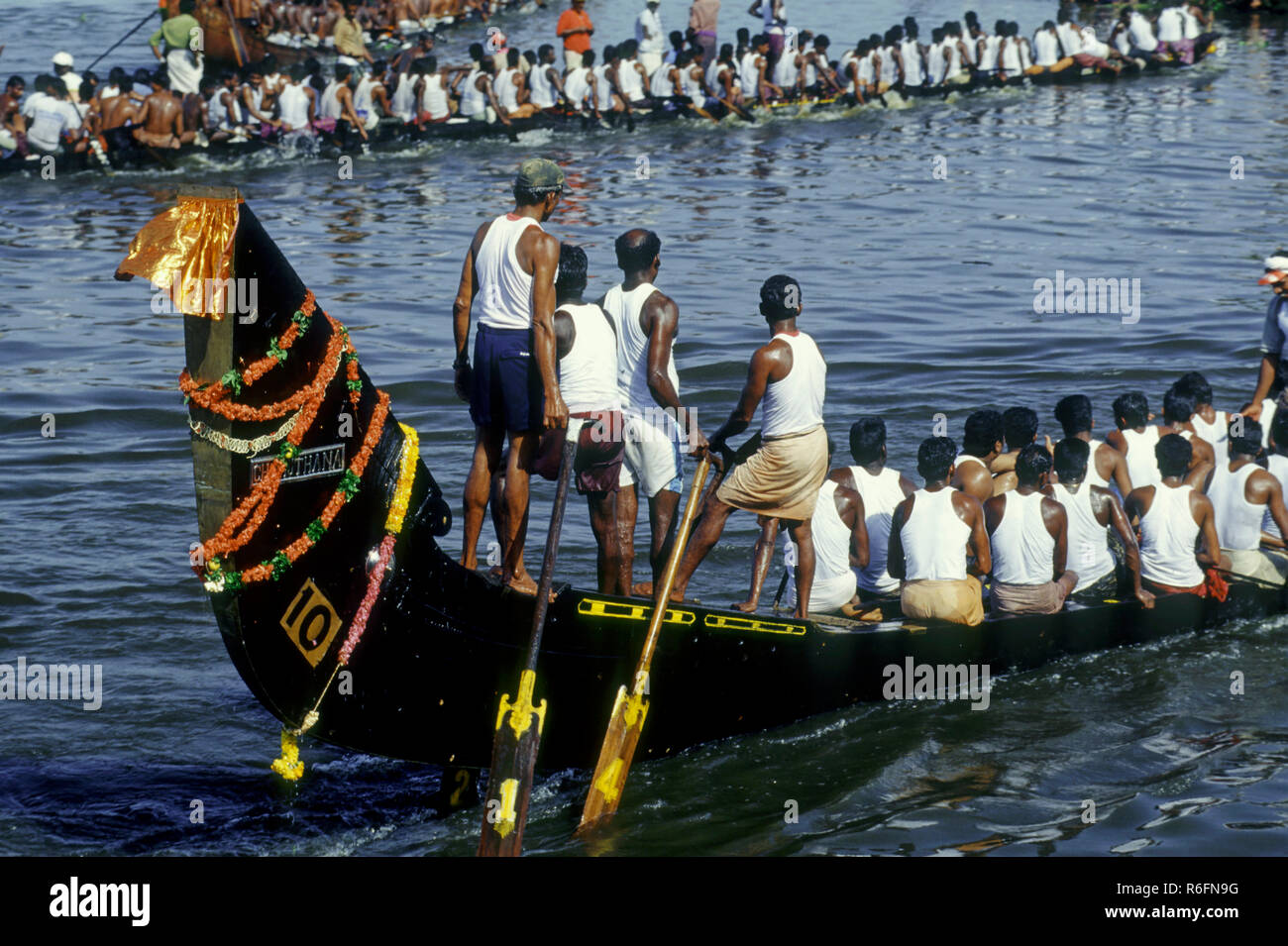 Nehru Boat Race, allappuzha, Kerala, Indien Stockfoto