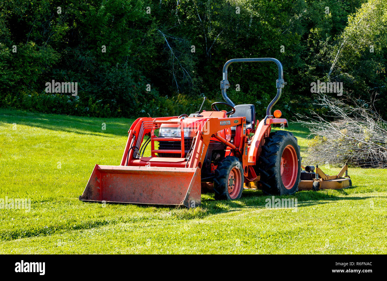 Kubota Traktor Stockfoto
