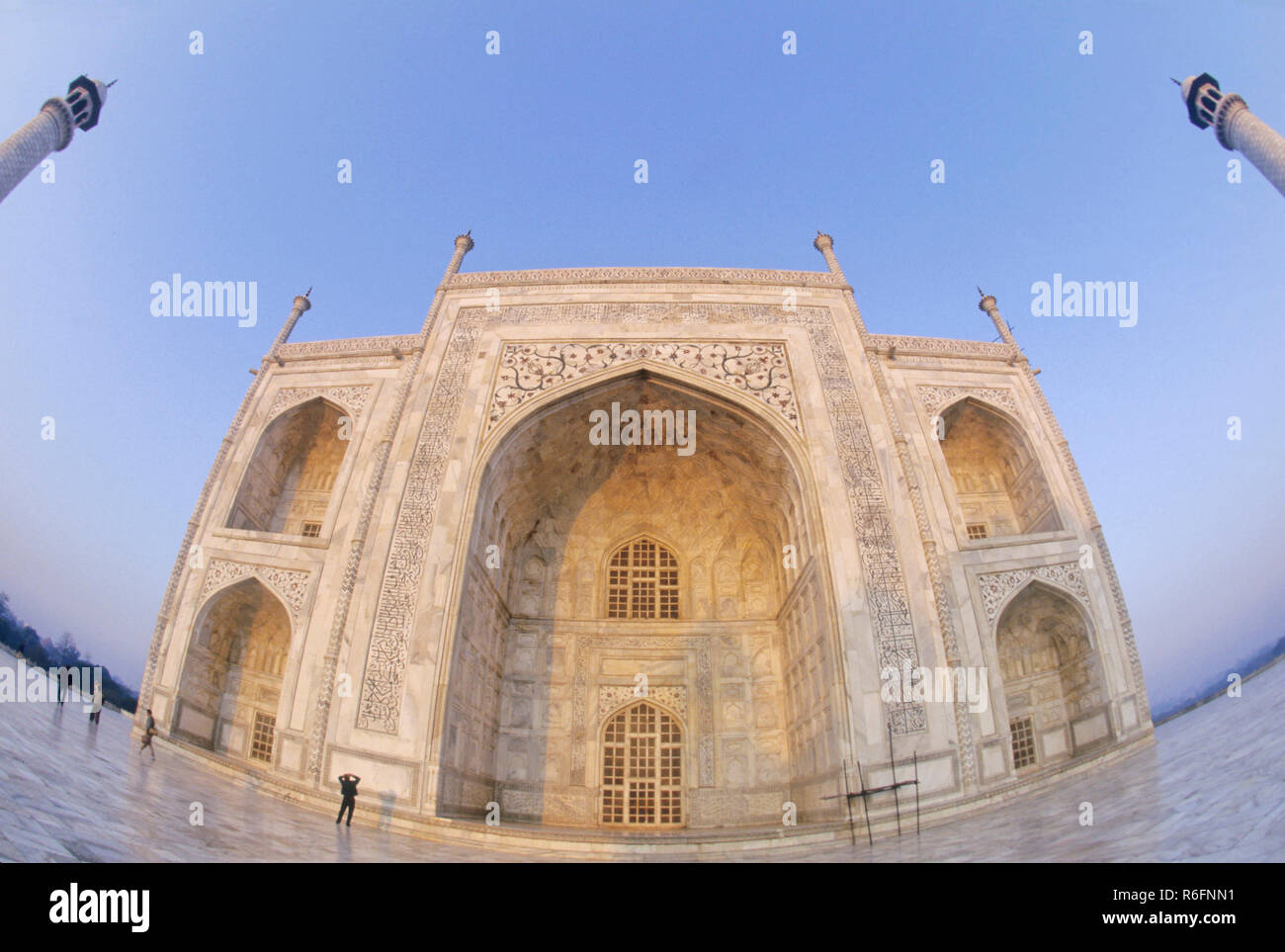 Taj Mahal 7 Wunder der Welt, Agra, Uttar Pradesh, Indien Stockfoto
