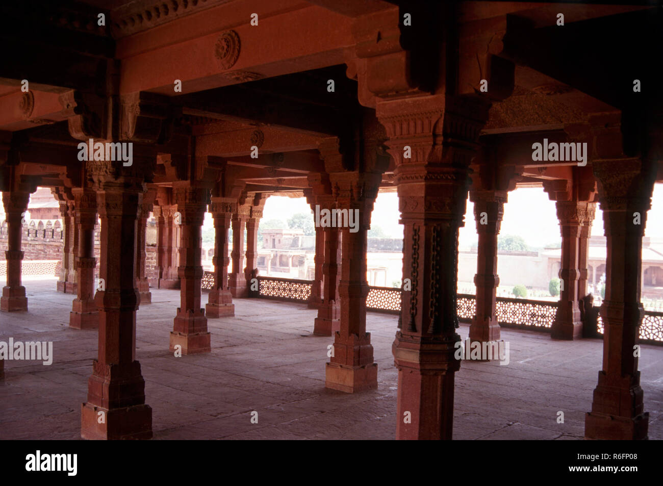 Diwan-E-Aam, Fatehpur Sikri, Agra, Uttar Pradesh, Indien Stockfoto