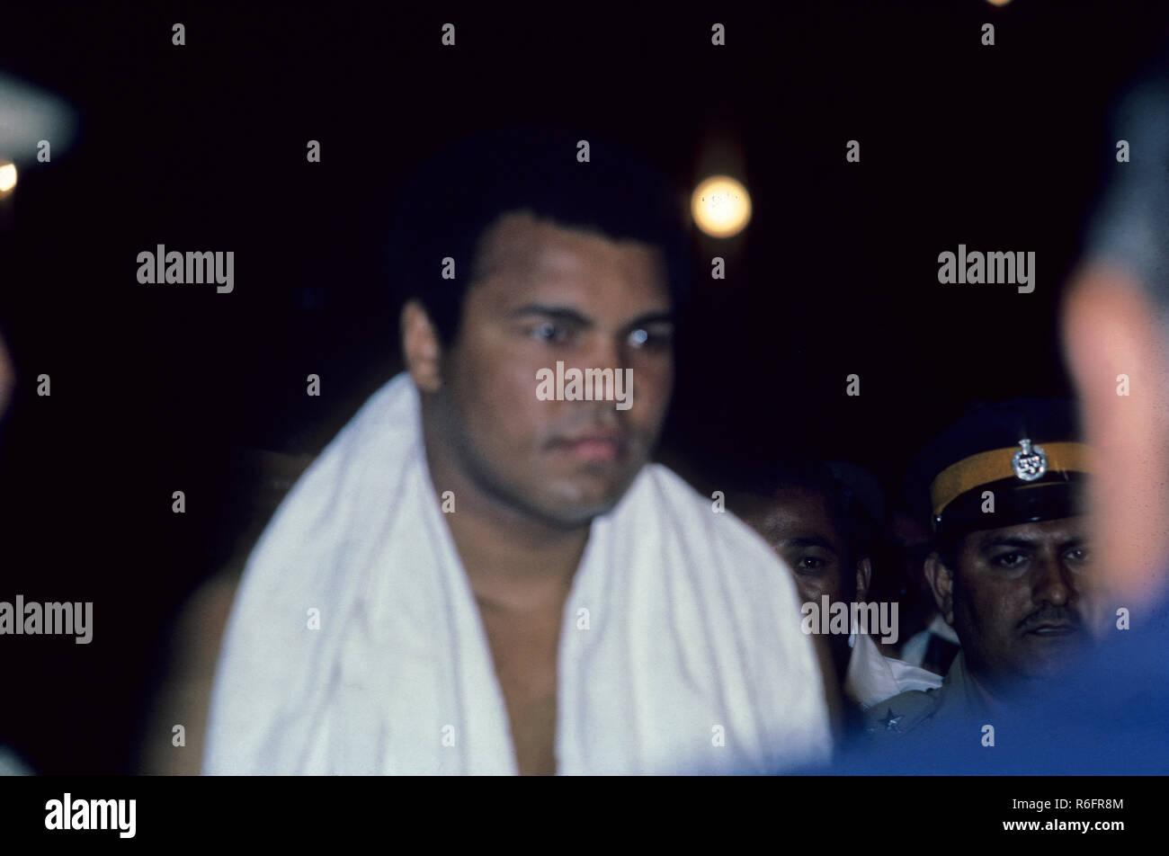 Muhammad Ali, Cassius Marcellus Clay, amerikanischer Boxer, Aktivist, Philanthropist, Nickname, der Größte, Stockfoto
