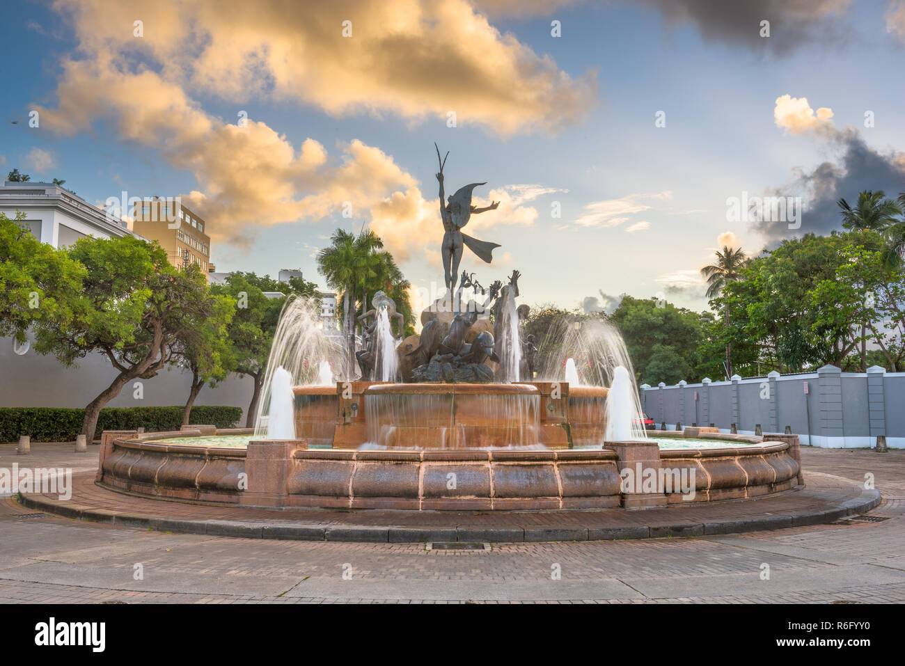 San Juan, Puerto Rico am Paseo de La Princesa Stockfotografie Alamy