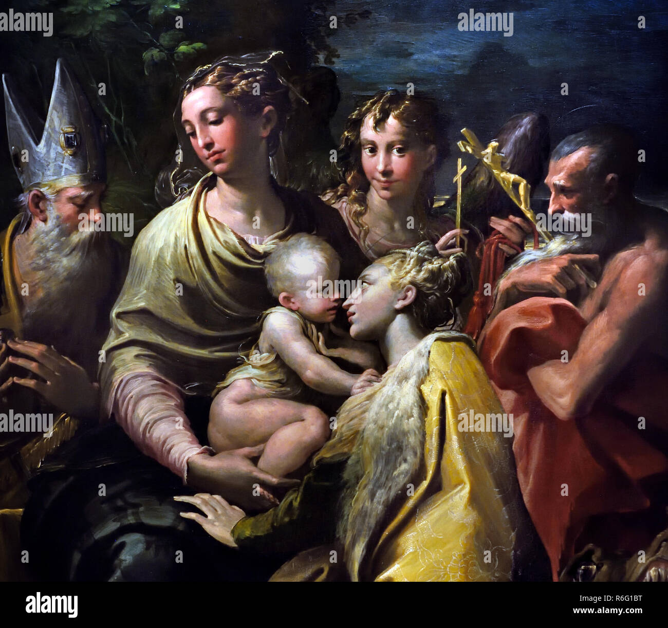 Parmigianino Madonna Z Długą Szyją Madonna di Santa Margherita, 1520-1530 von Parmigianino 1503-1540 aus