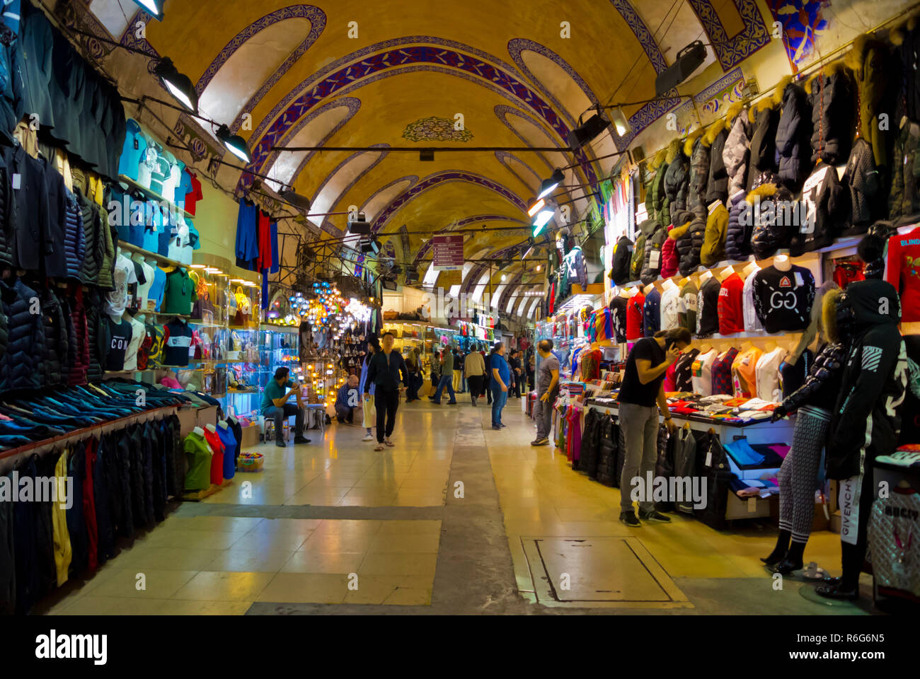 Kapali Carsi, Grand Bazaar, Fatih, Istanbul, Türkei, Eurasien Stockfoto