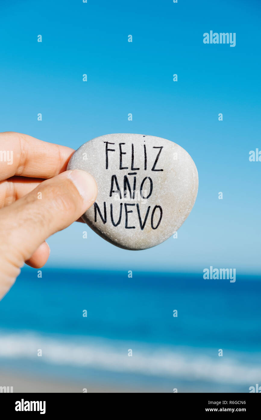 Feliz ano nuevo spanish Fotos und Bildmaterial in hoher Auflösung Alamy