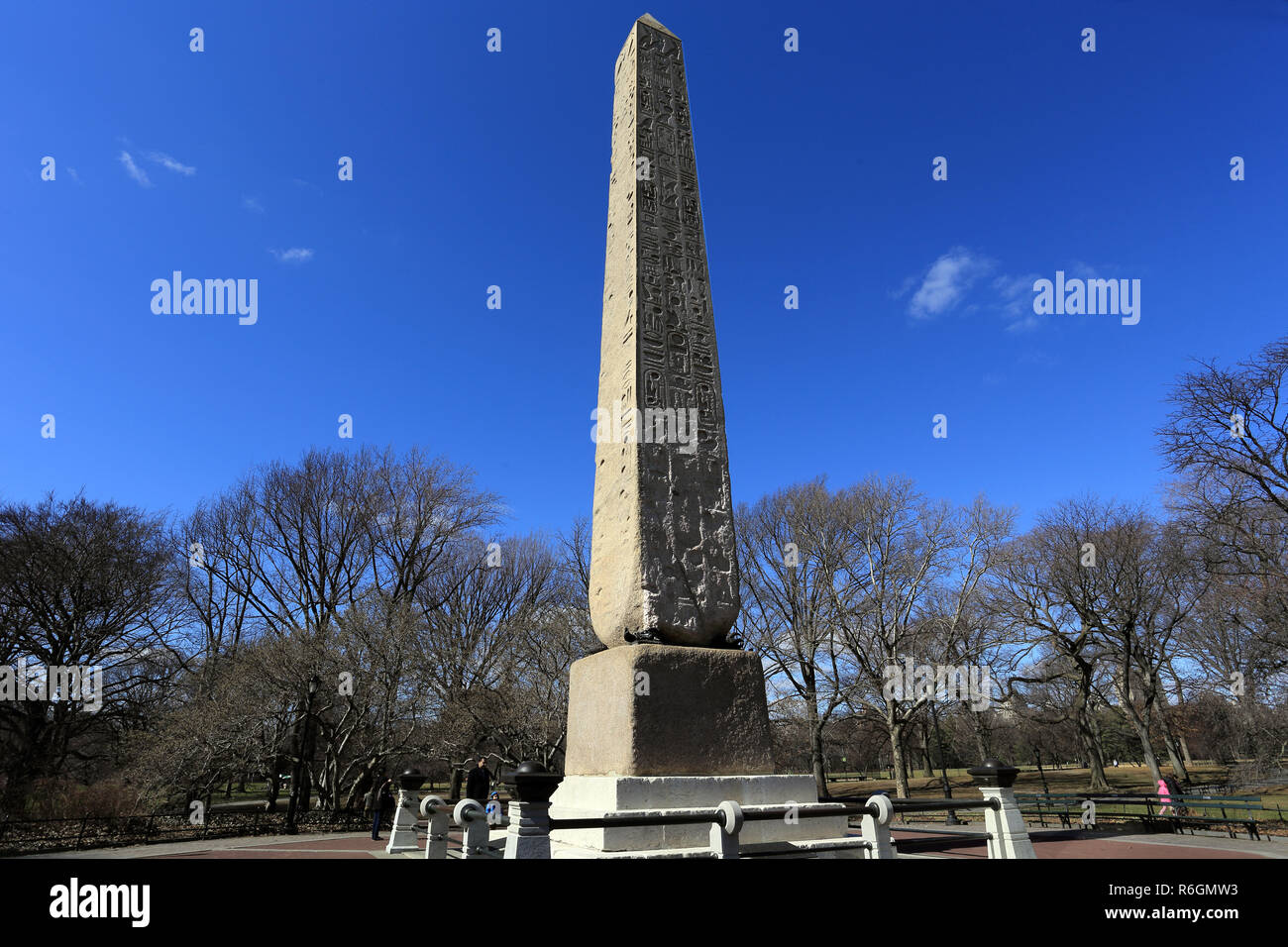 Cleopatra's Needle Central Park New York City Stockfoto