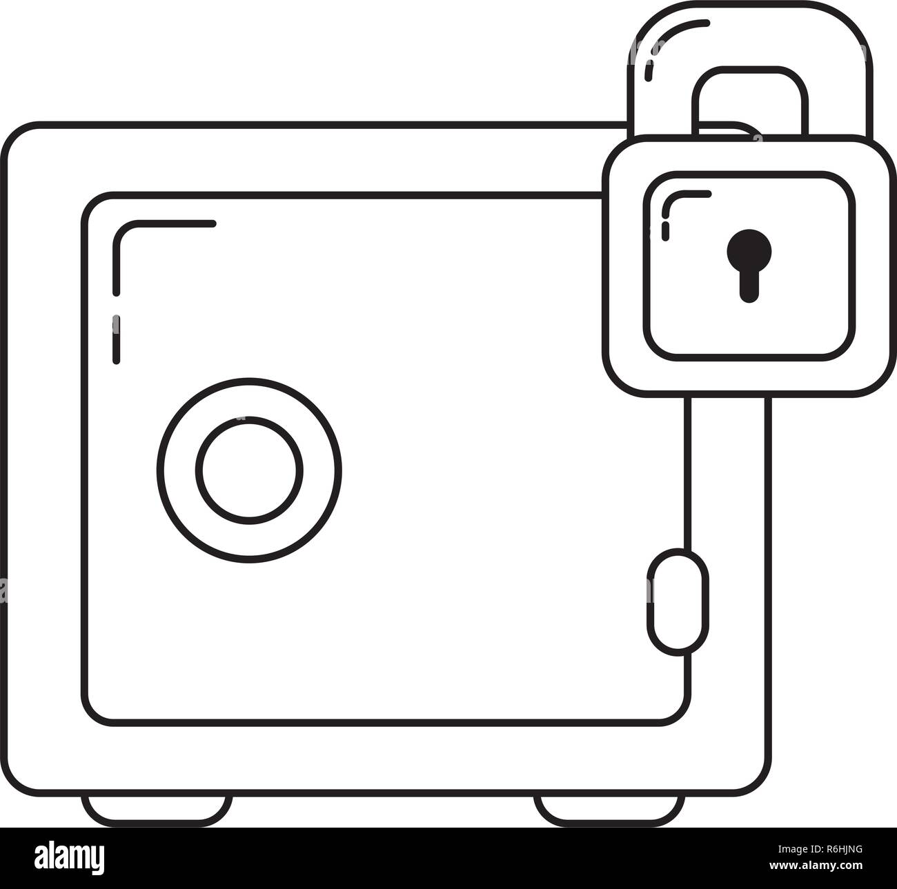 Security system Cartoon Stock Vektor