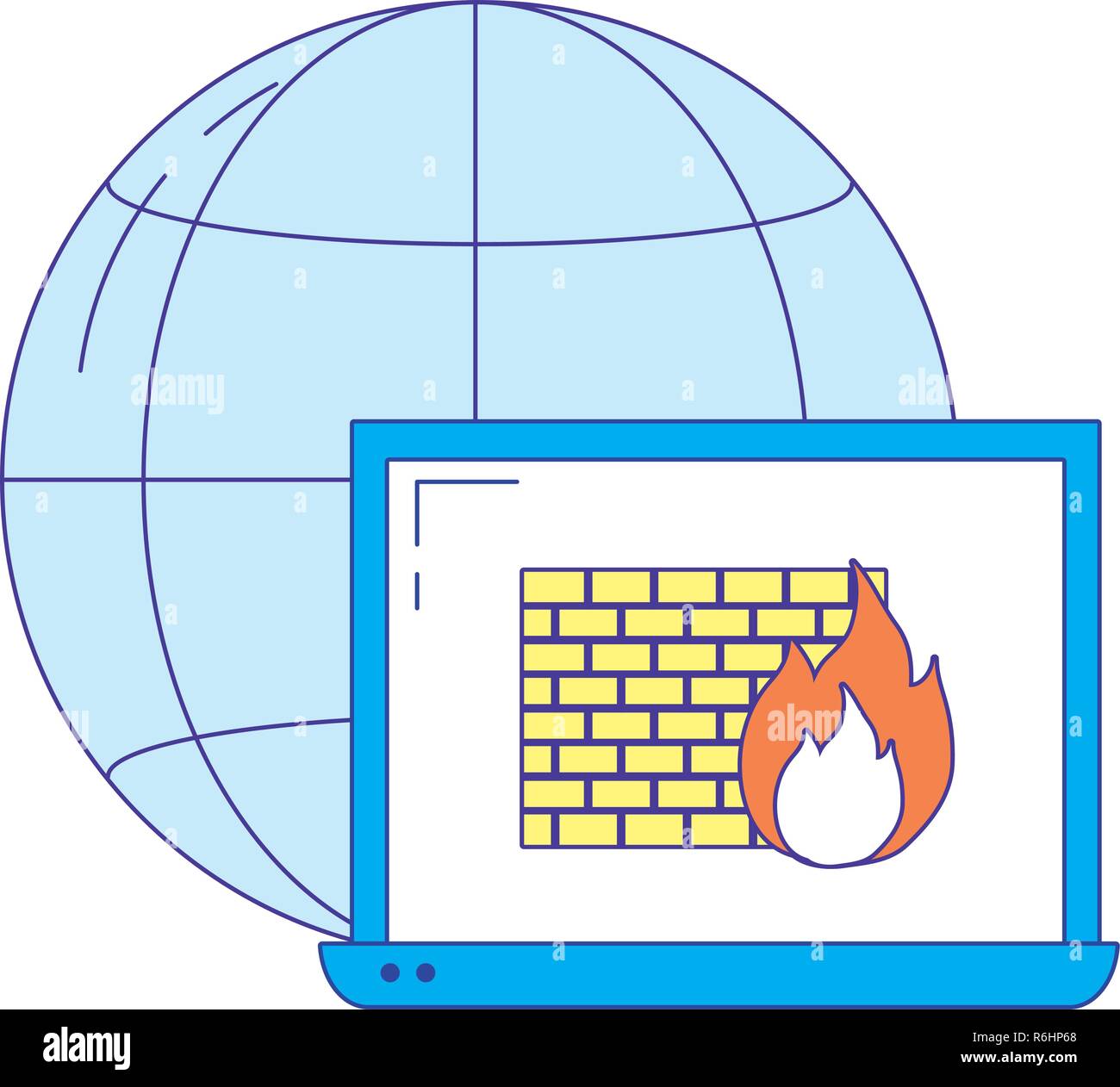 Secure System Cartoon Cartoon Sicherheit Stock-Vektorgrafiken kaufen - Alamy