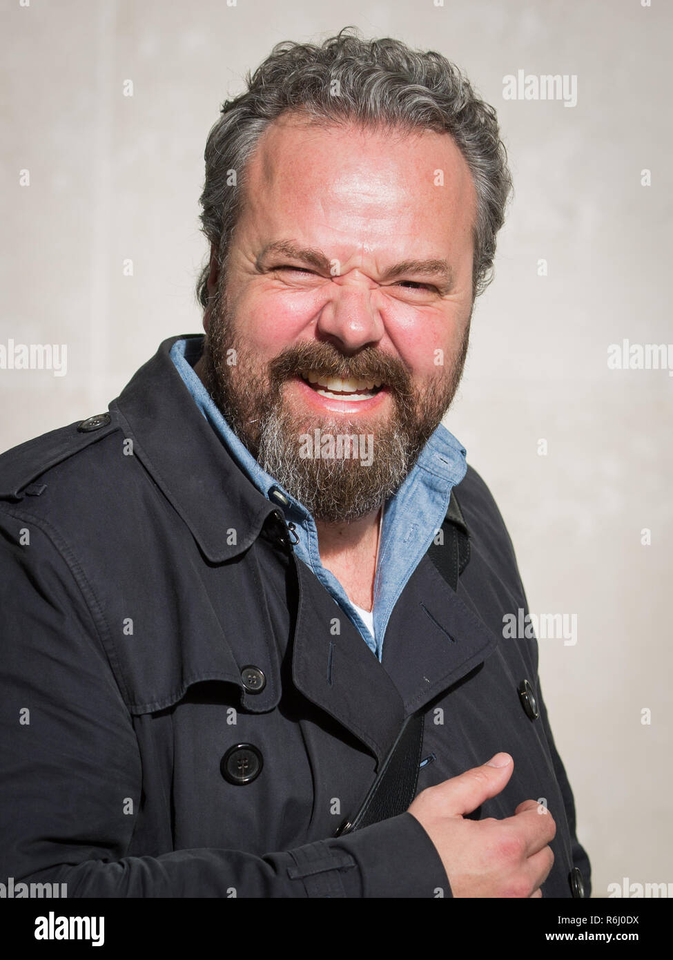 Stand-up-Comedian, Schriftsteller und Schauspieler Hal Cruttenden bei der BBC, London, UK bietet: Hal Cruttenden Wo: London, Großbritannien Wann: 04 Aug 2018 Quelle: Wheatley/WANN Stockfoto