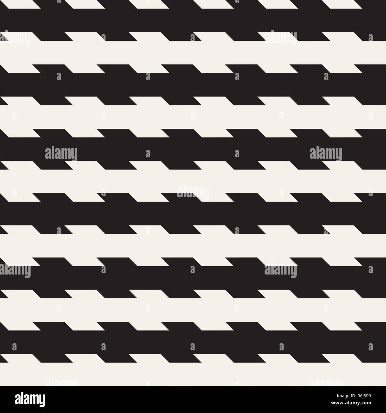 Wiederkehrende Streifen moderne Textur. Einfache reguläre Linien Hintergrund. Einfarbige geometrische nahtlose Muster. Stockfoto