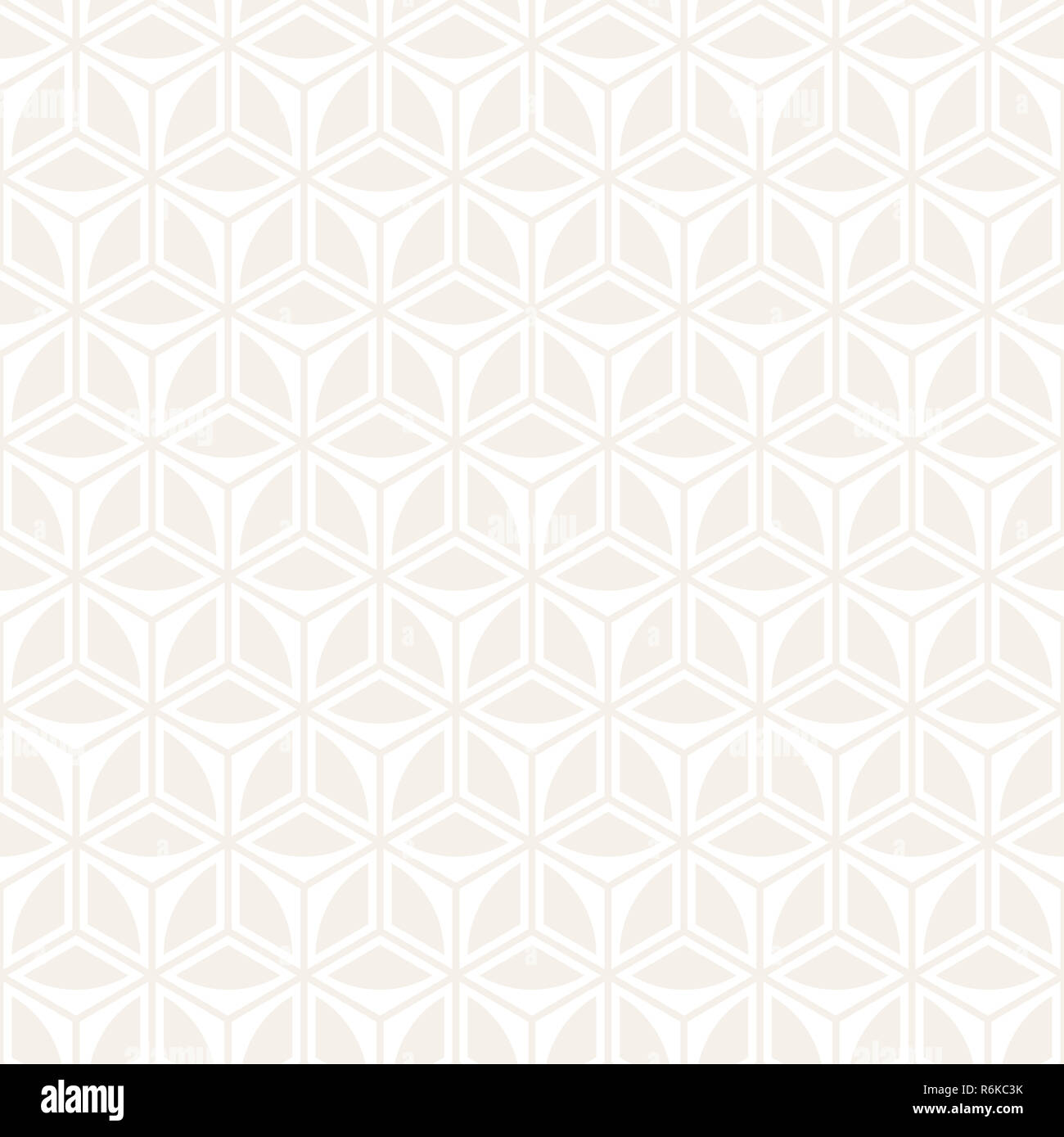Vektor nahtlose dezentem Muster. Moderne, elegante Textur mit Schwarzweiß-Gitter. Wiederkehrende geometrische hexagonalen Gitter. Einfache lattice Design. Stockfoto