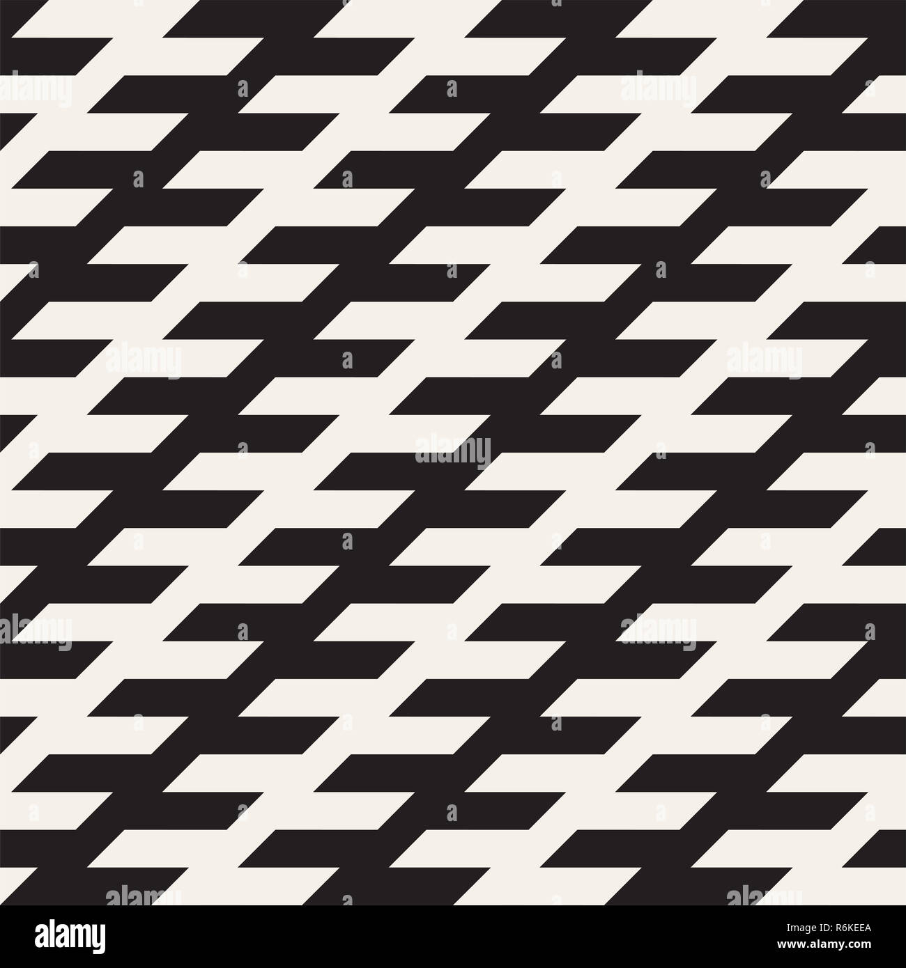 Wiederkehrende Streifen moderne Textur. Einfache reguläre Linien Hintergrund. Einfarbige geometrische nahtlose Muster. Stockfoto