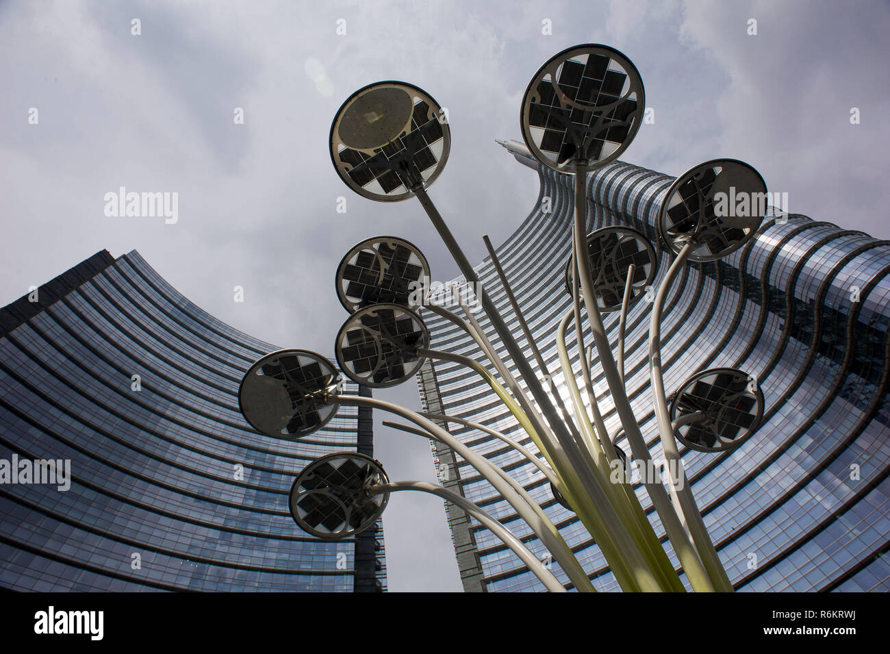 Italien, Lombardei, Mailand, Porta Nuova, Gae Aulenti Quadrat Stockfoto