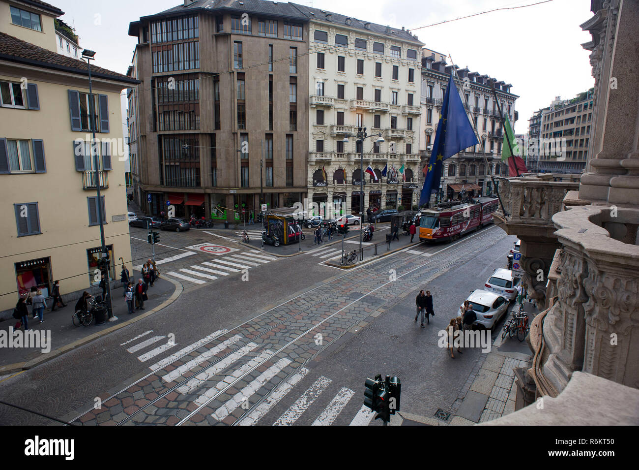 Europa, Italien, Lombardei, Mailand, Palazzo Litta ist ein historisches Gebäude im Corso Magenta entfernt. Wichtige Beispiel barocker Architektur Stockfoto