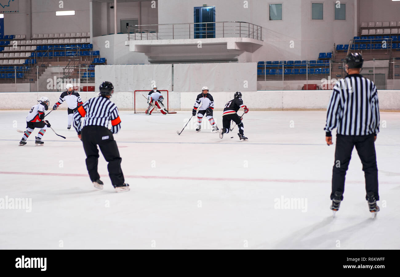 Hockey Match Stockfoto