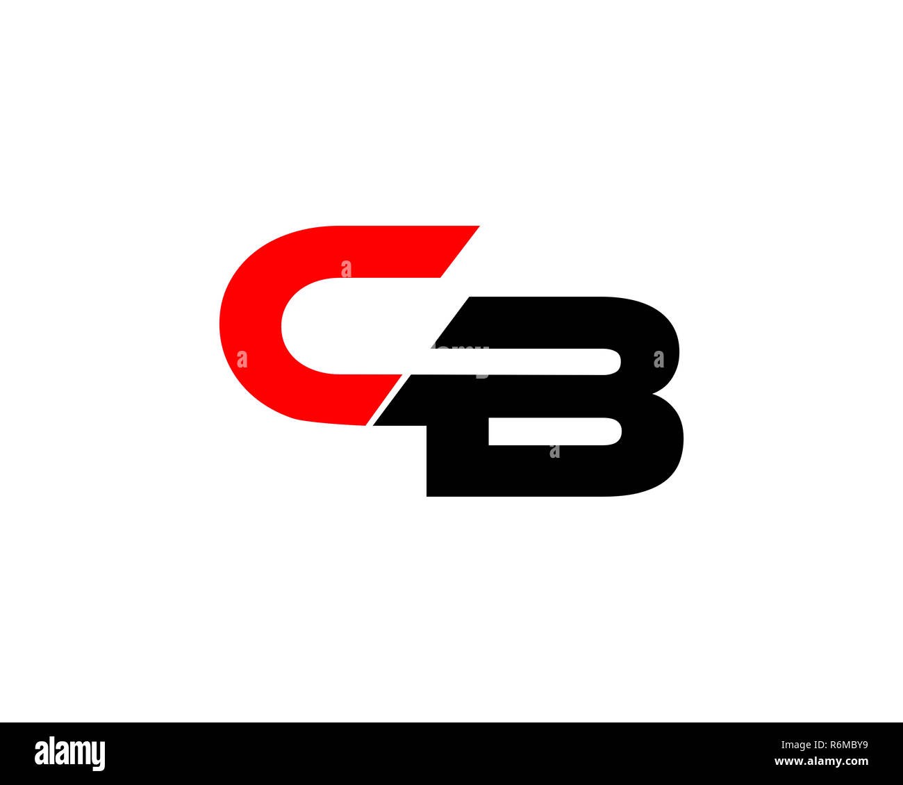 Cb schreiben Logo Stockfoto