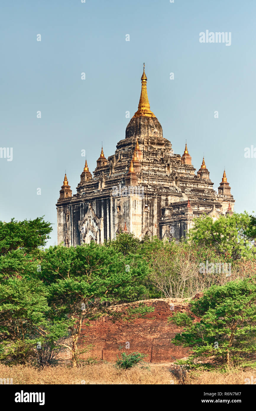 Thatbyinnyu Tempel in Bagan. Stockfoto