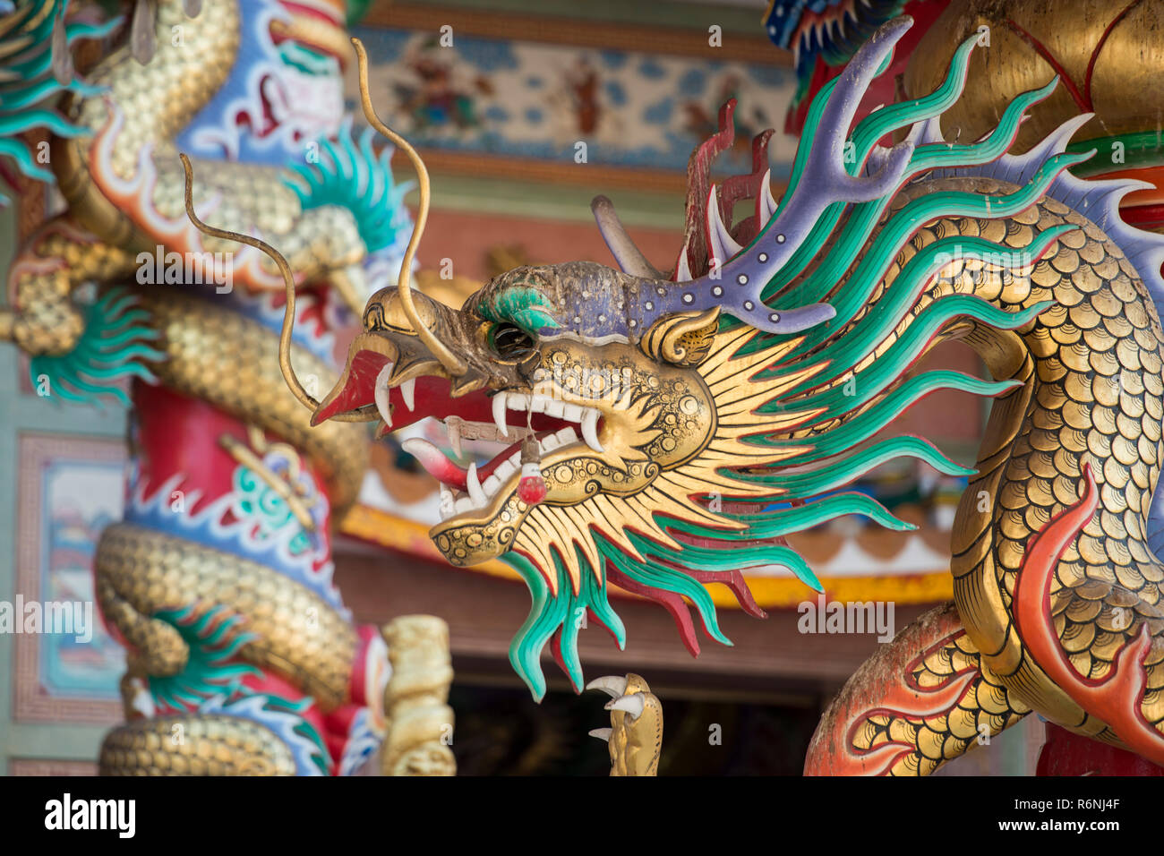 THAILAND CHONBURI ANG SILA chinesischen Tempel Stockfoto