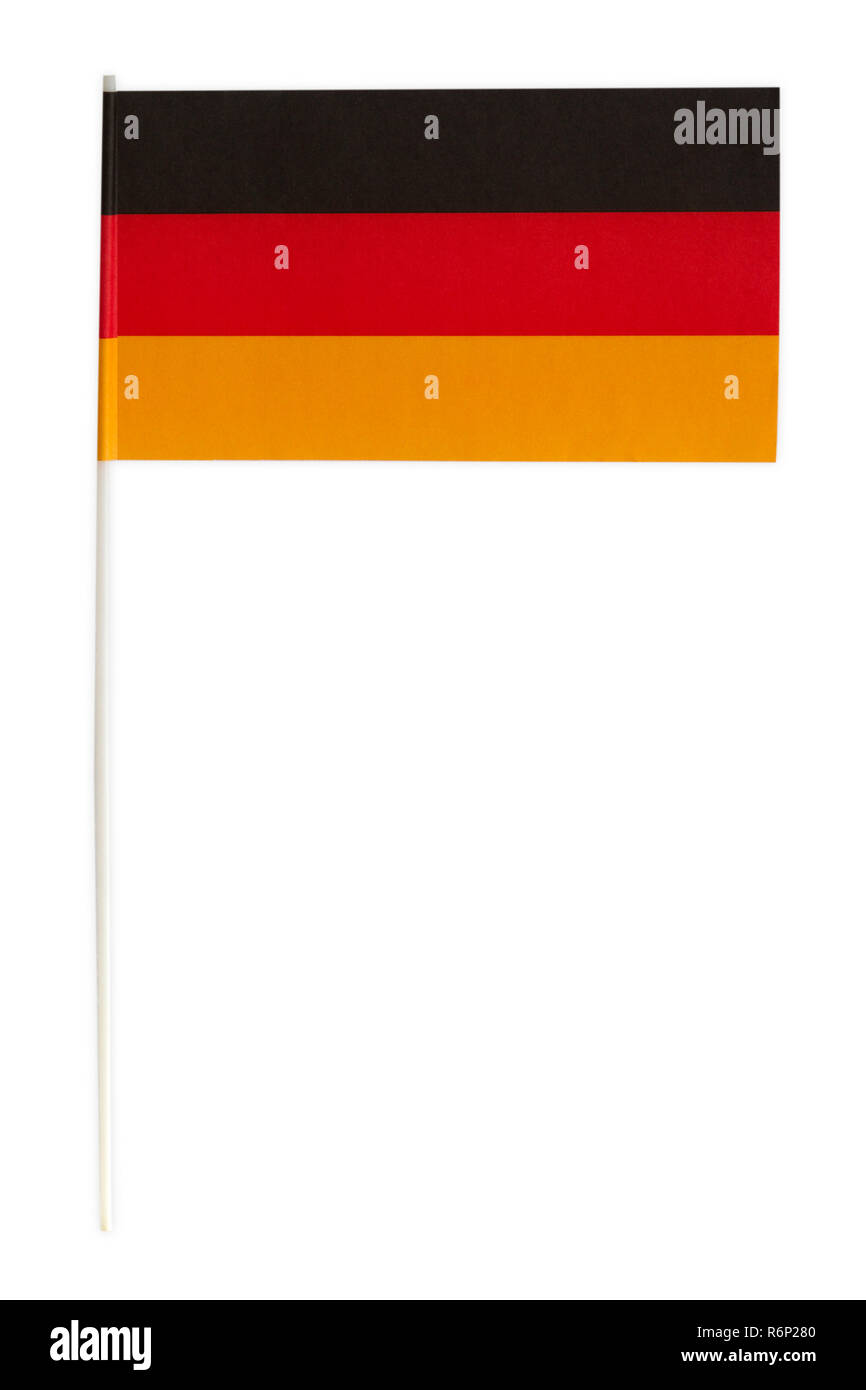 Papier Banner von Deutschland Stockfoto