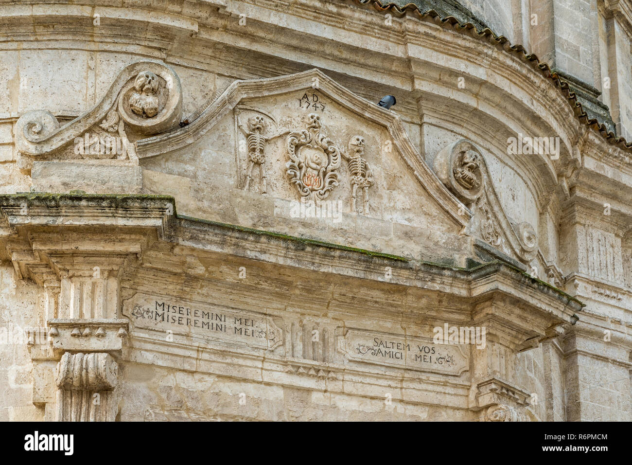 Kirche von Fegefeuer, Matera, der Europäischen Kulturhauptstadt 2019 Stockfoto