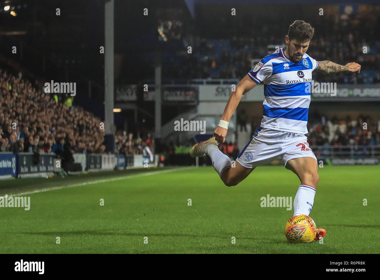 1. Dezember 2018, Loftus Road, London, England; Sky Bet Meisterschaft, QPR v Hull City; Quelle: Romena Fogliati/News Bilder, Englische Fußball-Liga Bilder unterliegen dem DataCo Lizenz Stockfoto