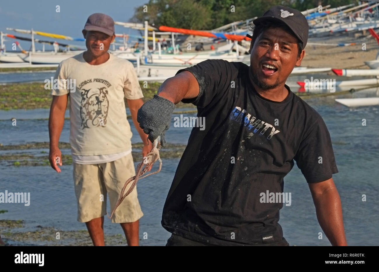 Leben auf Nusa Penida Stockfoto