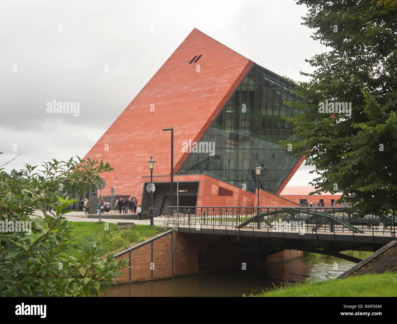 Museum des Zweiten Weltkriegs in Danzig Polen durch die kwadrat architektonischen Studio entworfen Stockfoto