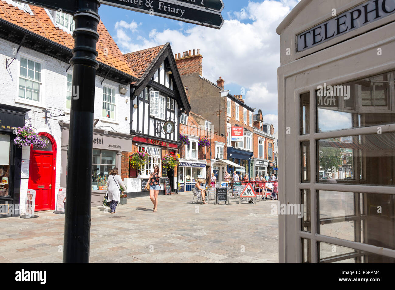 Mittwoch Markt, Beverley, East Riding von Yorkshire, England, Vereinigtes Königreich Stockfoto