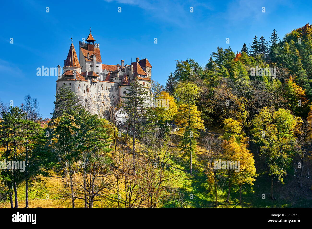 Draculas Schloss in Bran, Siebenbürgen, Rumänien Stockfoto