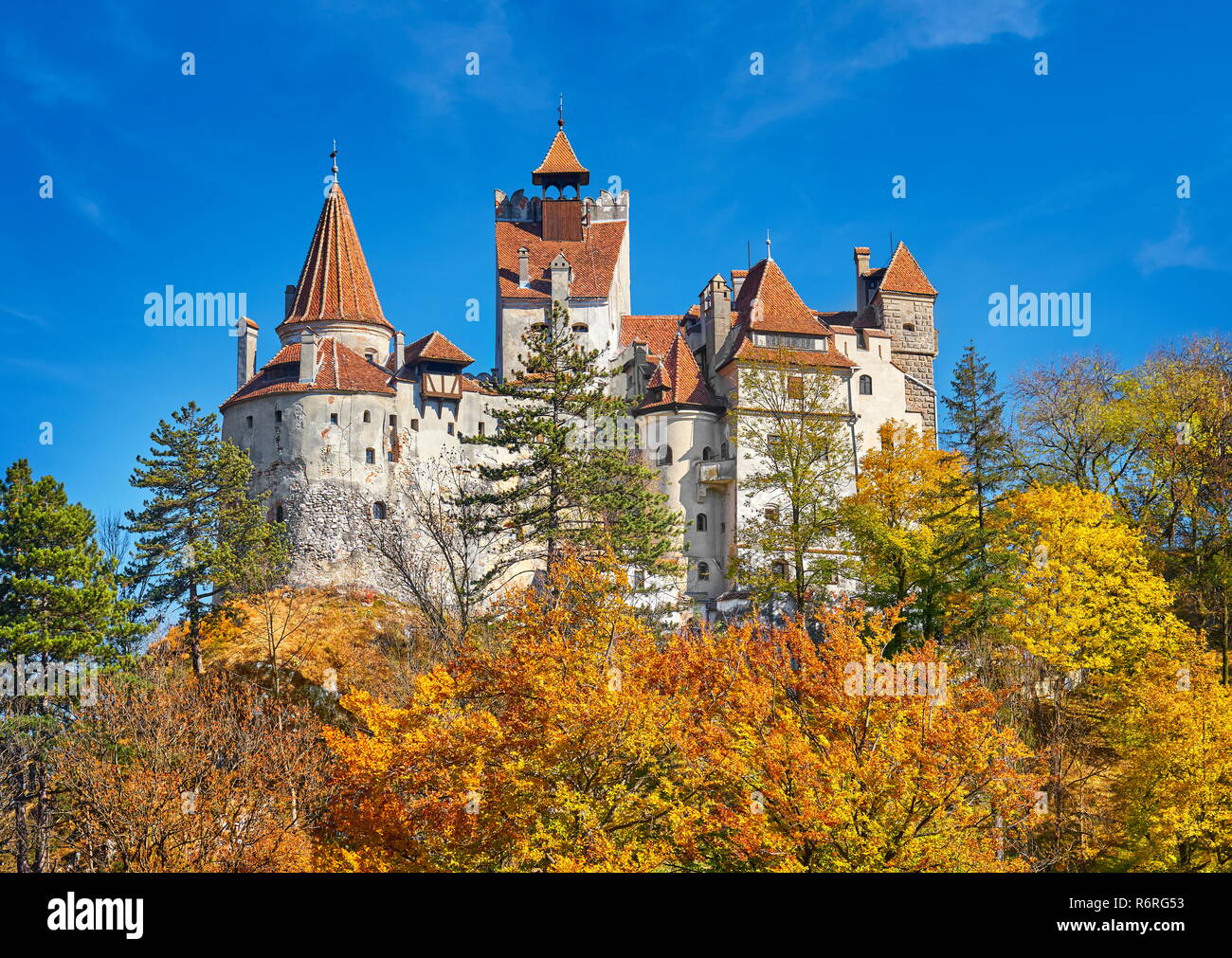 Draculas Schloss in Bran, Siebenbürgen, Rumänien Stockfoto