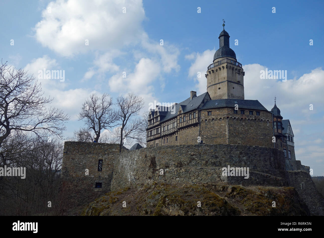 Burg Falkenstein im Harz Stockfotografie - Alamy