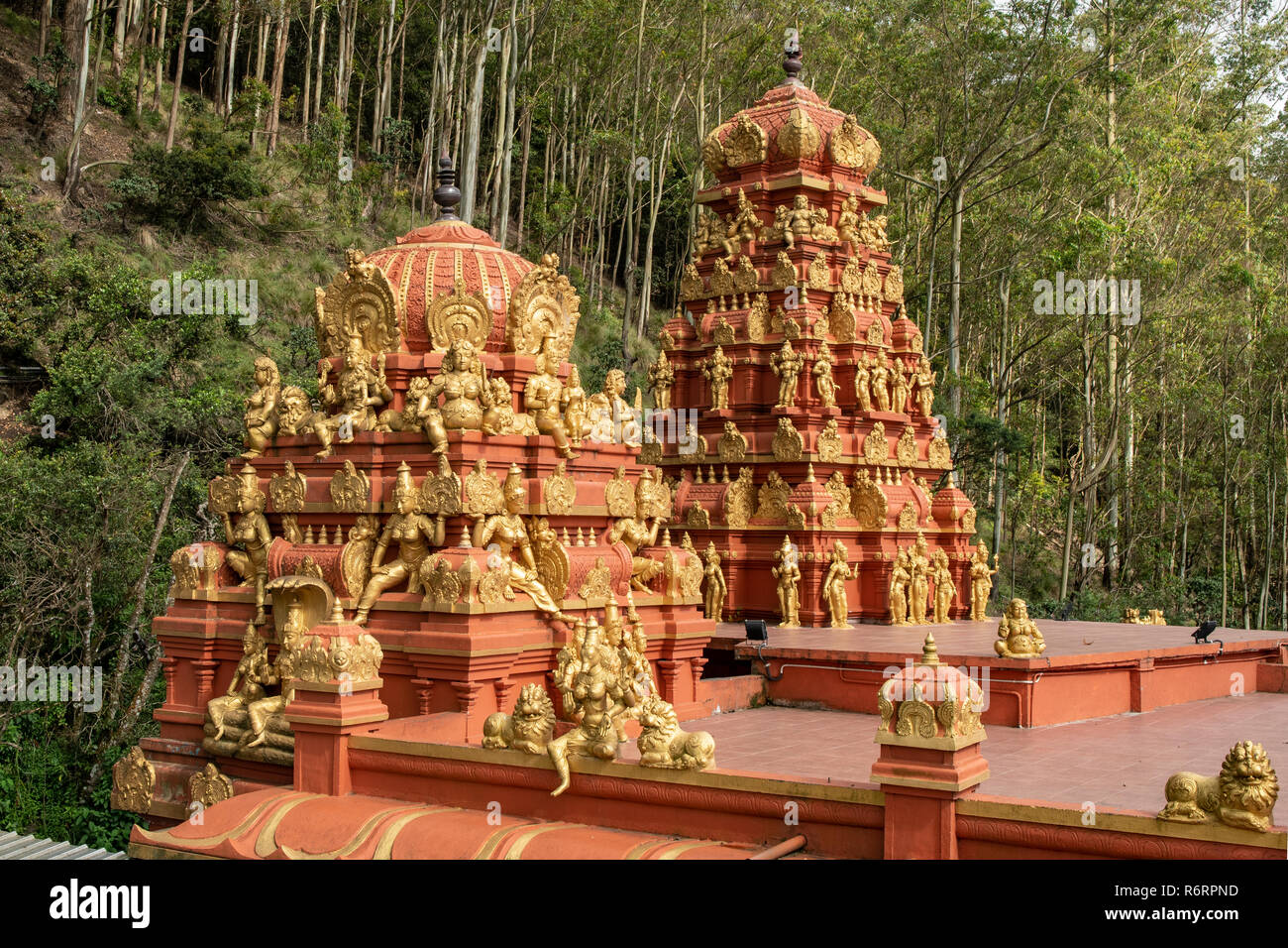 Sri Ramajayam Tempel, Nuwara Eliya, Sri Lanka Stockfoto