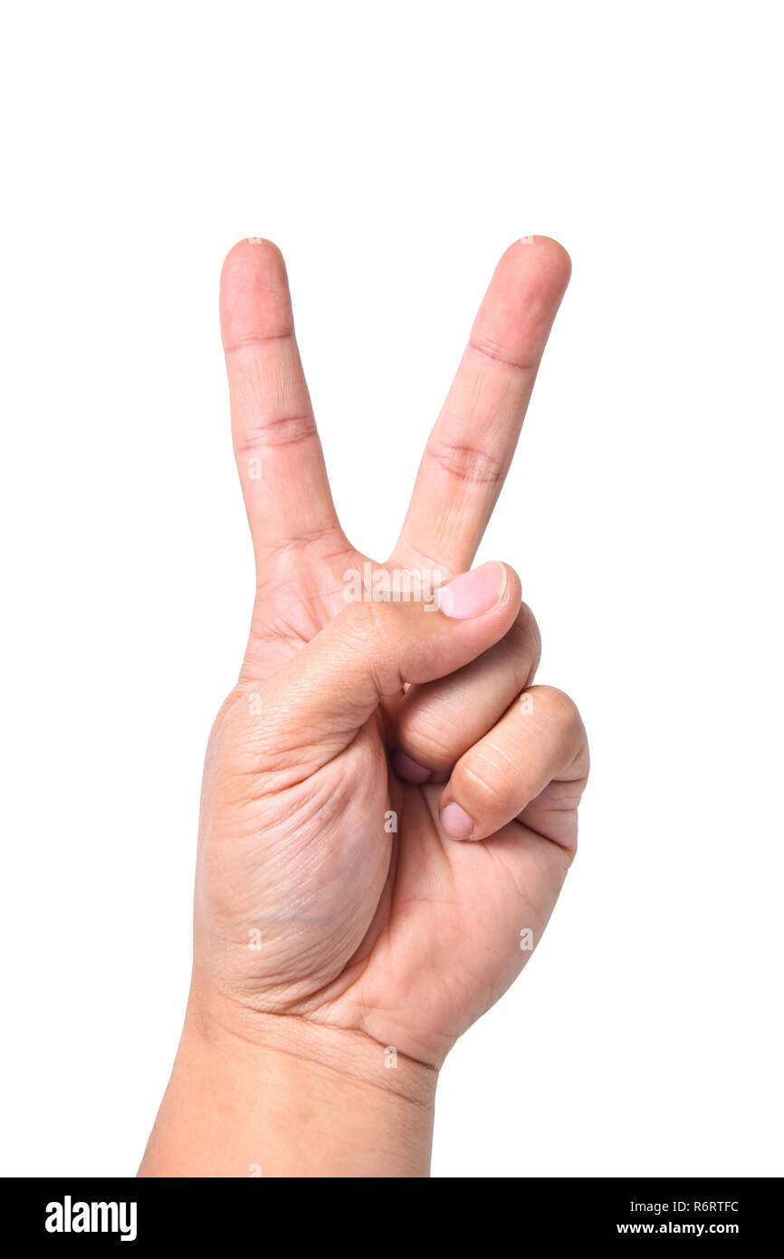 2 Finger Peace Stockfotos Und Bilder Kaufen Alamy