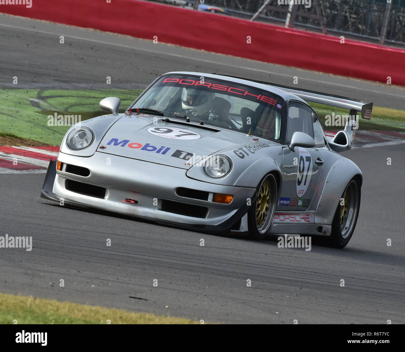Paul McLean, Porsche 993 GT2 R Evo, 90 von GT Legends, Silverstone ...