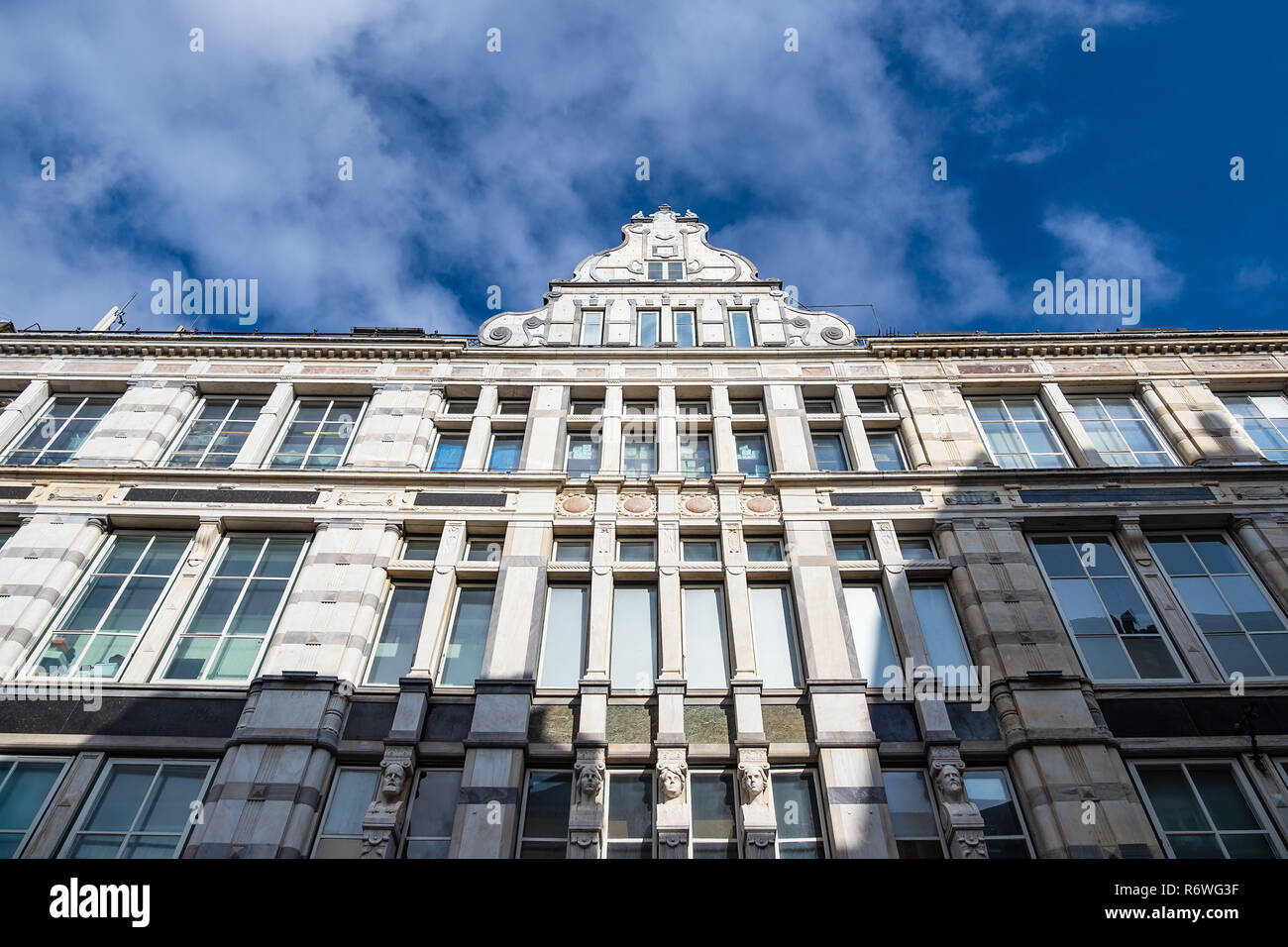 Gebäude der Stadt Kopenhagen, Dänemark. Stockfoto