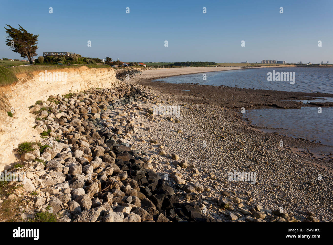 Strand von L'Humeau, Charente-Maritime, Frankreich Stockfoto