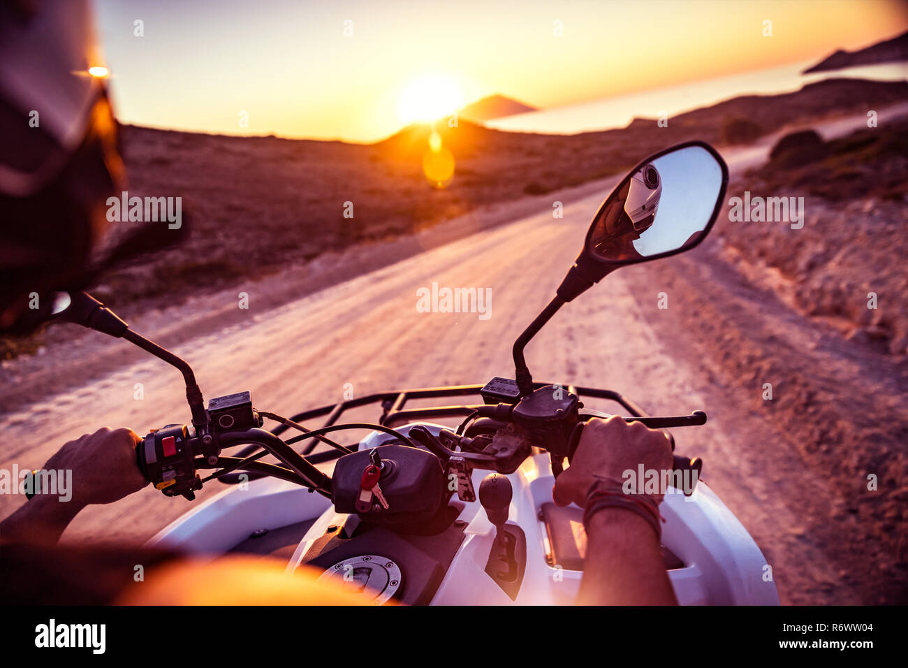 Motorrad Reisen Stockfoto