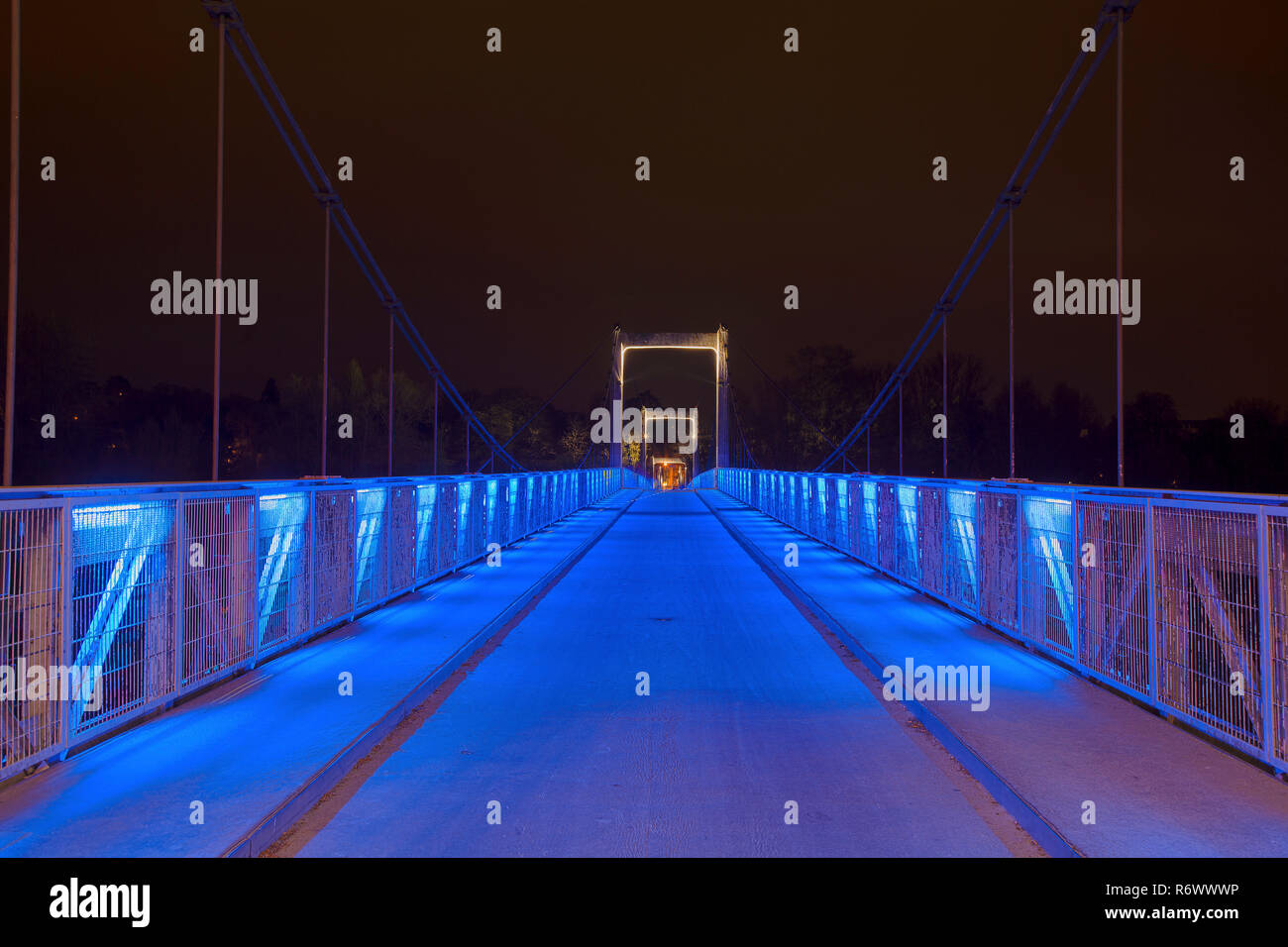 Brücke in Tours, Indre-et-Loire, Centre, Frankreich Stockfoto