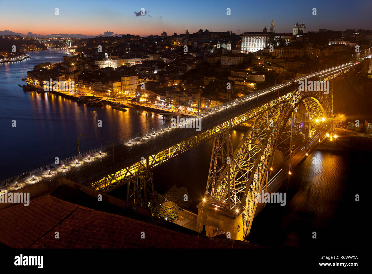 Panorama von Porto, Portugal Stockfoto