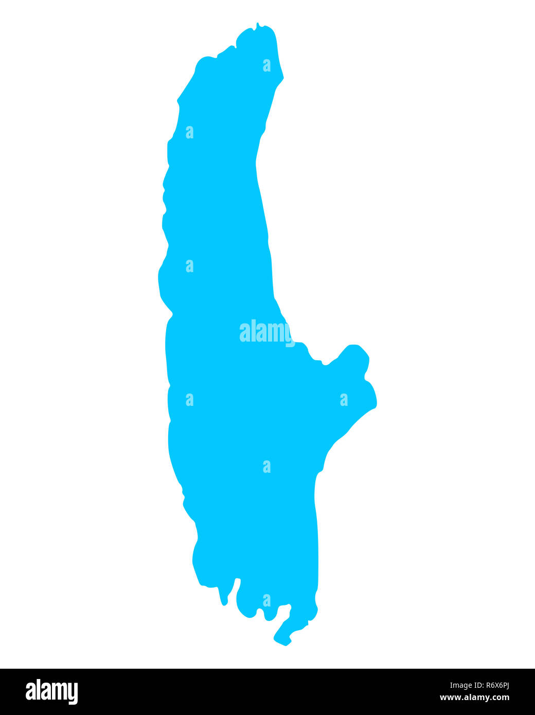 Karte der ammersee Stockfotografie Alamy