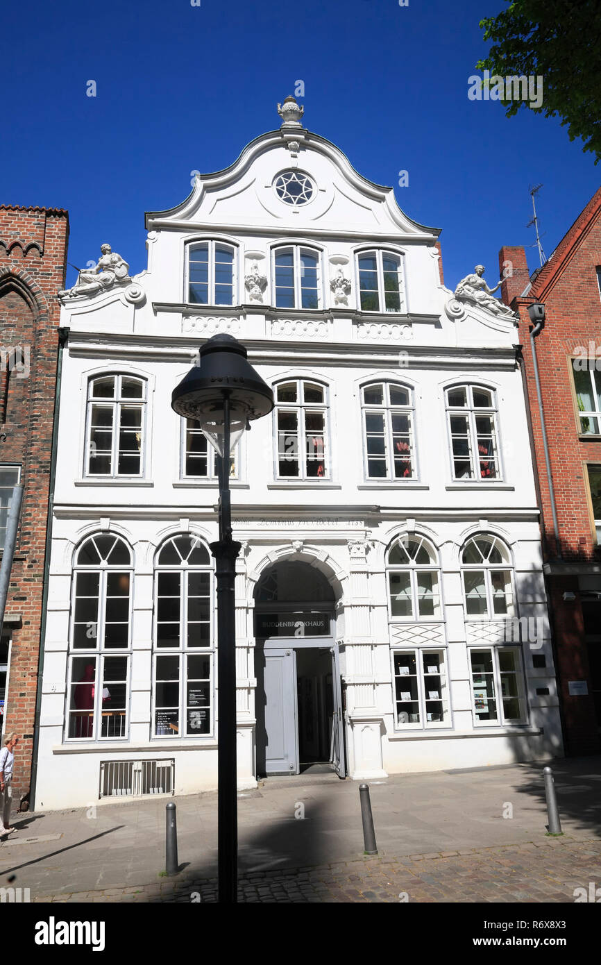 Buddenbrook- Haus, Lübeck, Luebeck, Schleswig-Holstein, Deutschland, Europa Stockfoto