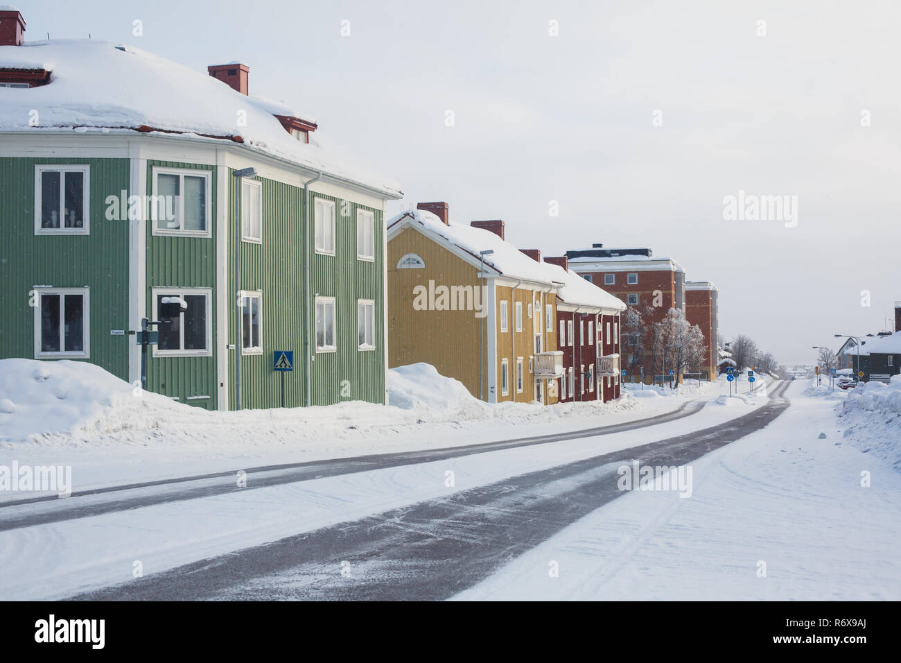 Puzzle "Winteransicht Von Kiruna" – 1000 Teile Drohnenfoto Von Schwedens Nördlichster Stadt | Lappland Wintermotiv